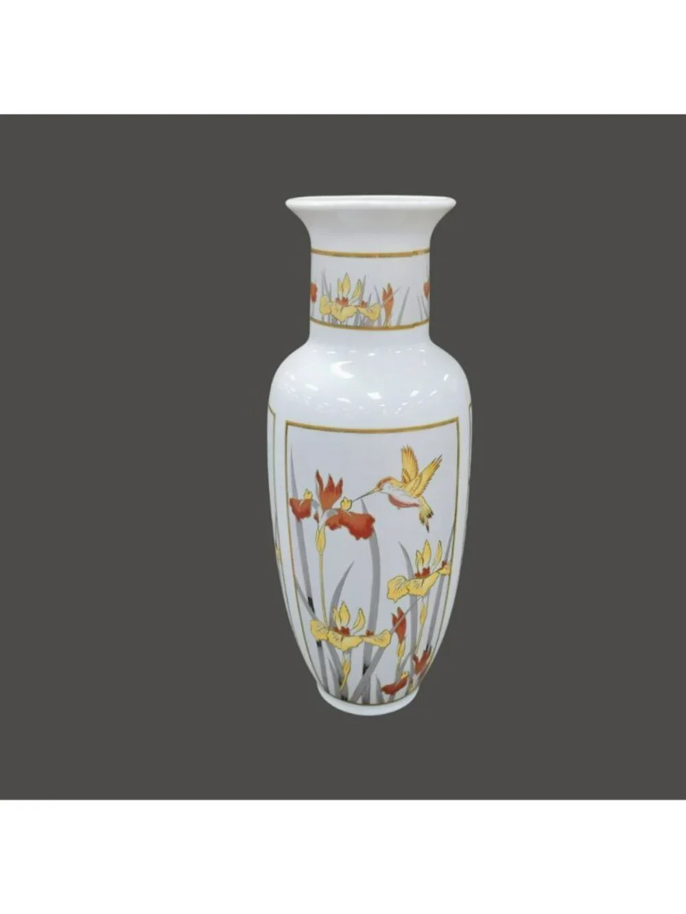 Chokin Art Japan Porcelain Vase 11